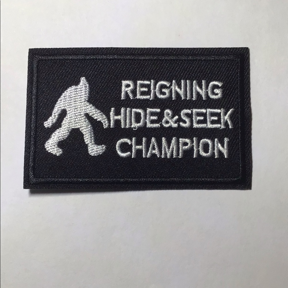 Bigfoot reigning hide and seek champion patch